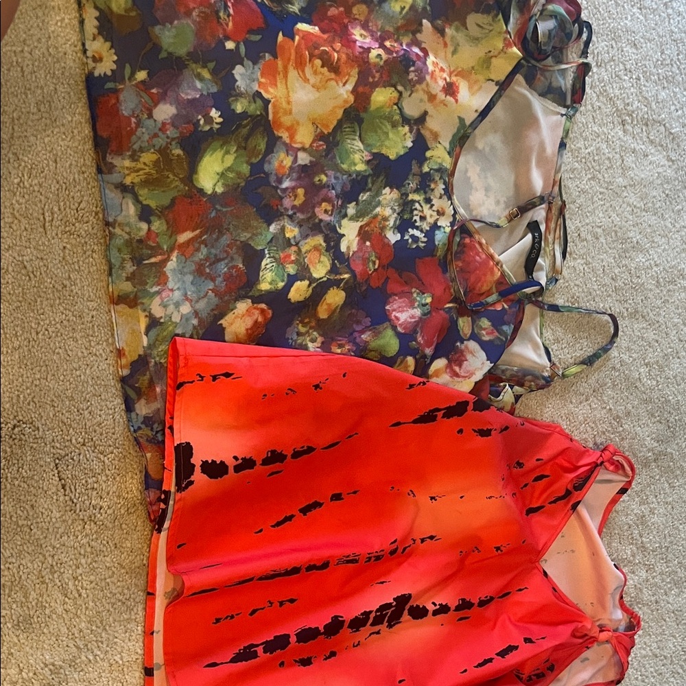 Floral and Abstract Print Tops